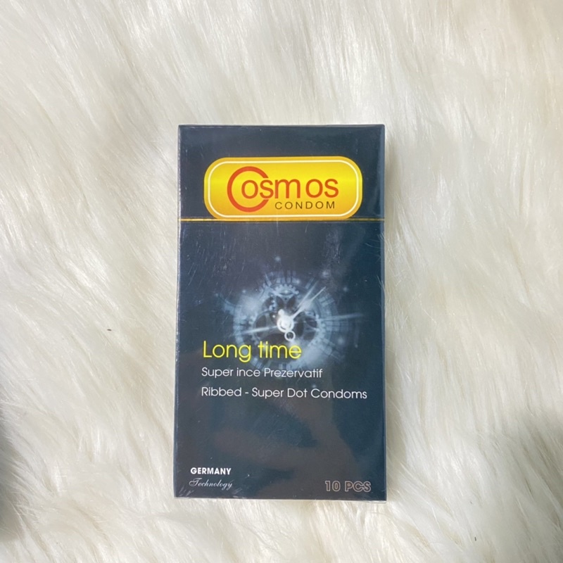 BAO CAO SU COSMOS hộp 10 chiếc siêu mỏng, gel bôi trơn, tăng cảm giác, kéo dài thời gian