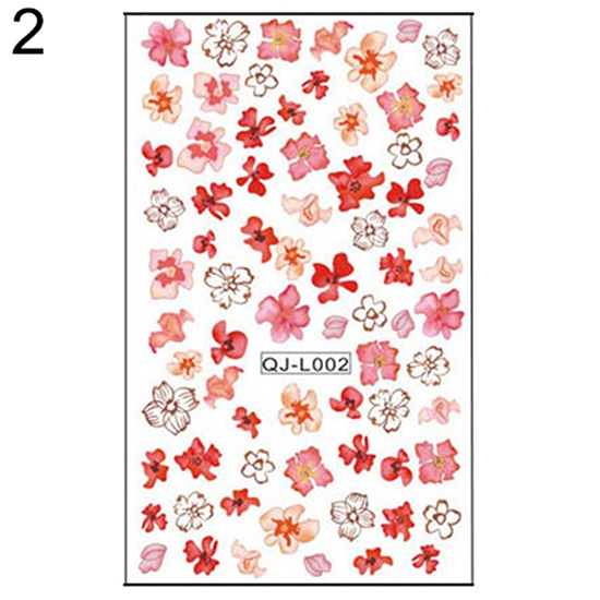 Miếng Dán Trang Trí Móng Tay Hình Lá Phong / Hoa Lá / Bướm Đẹp Mắt