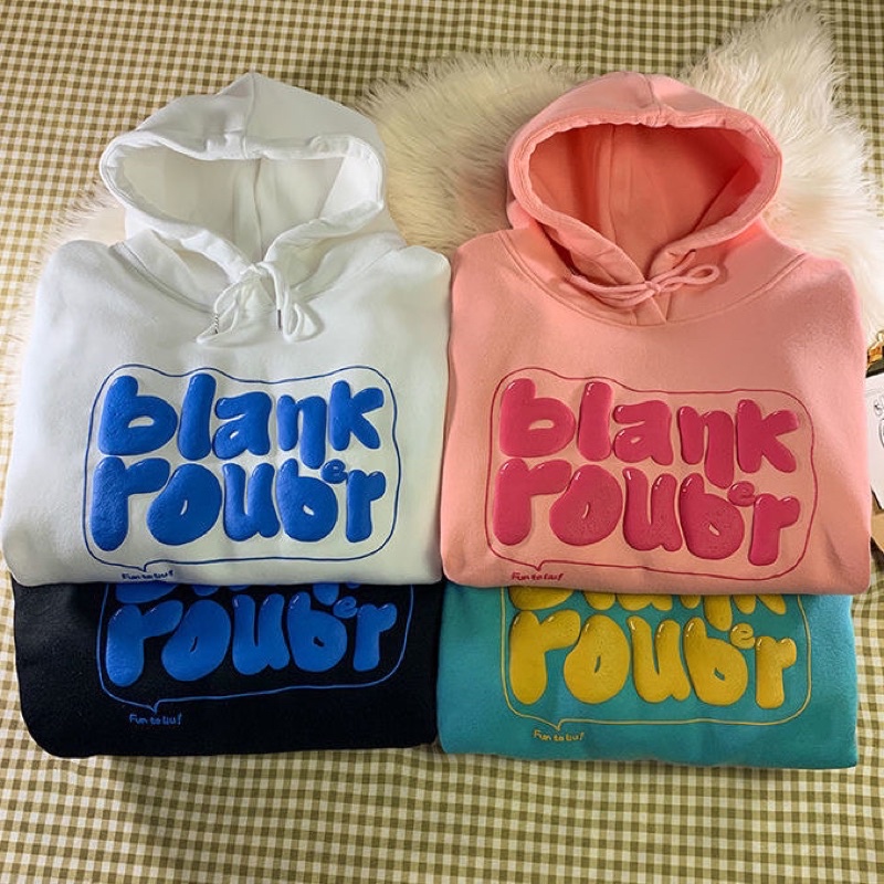 Freeship áo hoodie form thụng nỉ bông 2 lớp ullazang BLANK | BigBuy360 - bigbuy360.vn