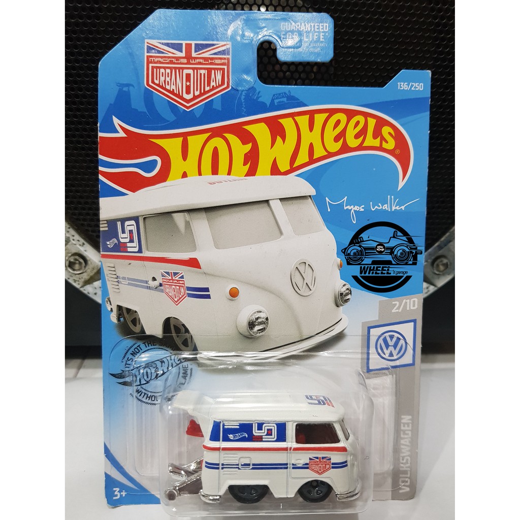 Xe mô hình đồ chơi Hotwheels 1:64 - Kool Kombi (trắng )