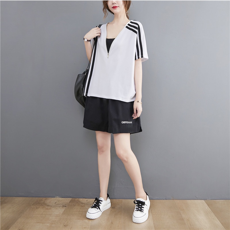 G79 áo thun big size freesize thoải mái rộng rãi màu đen trắng phong cách thời trang