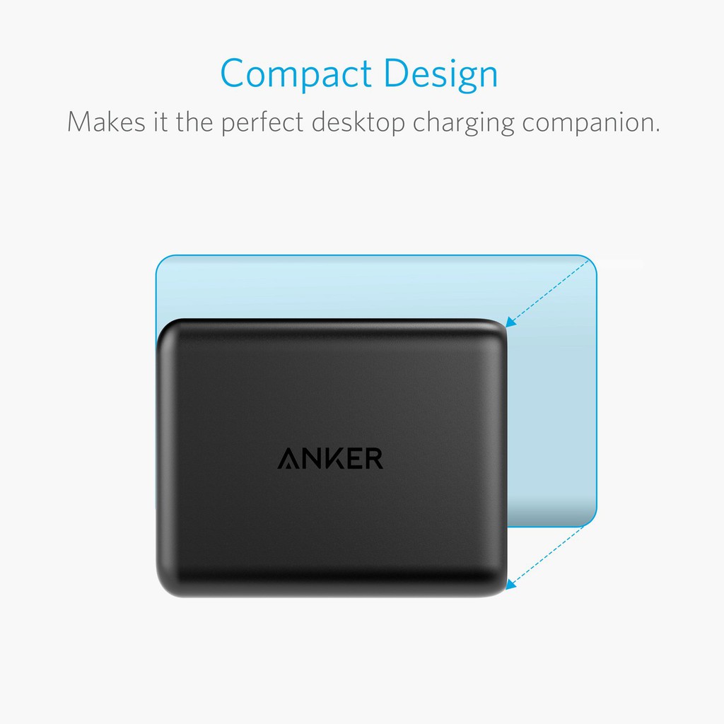 Sạc ANKER PowerPort Speed 5 cổng 51.5w Quick Charge 3.0 (Đen) A2055