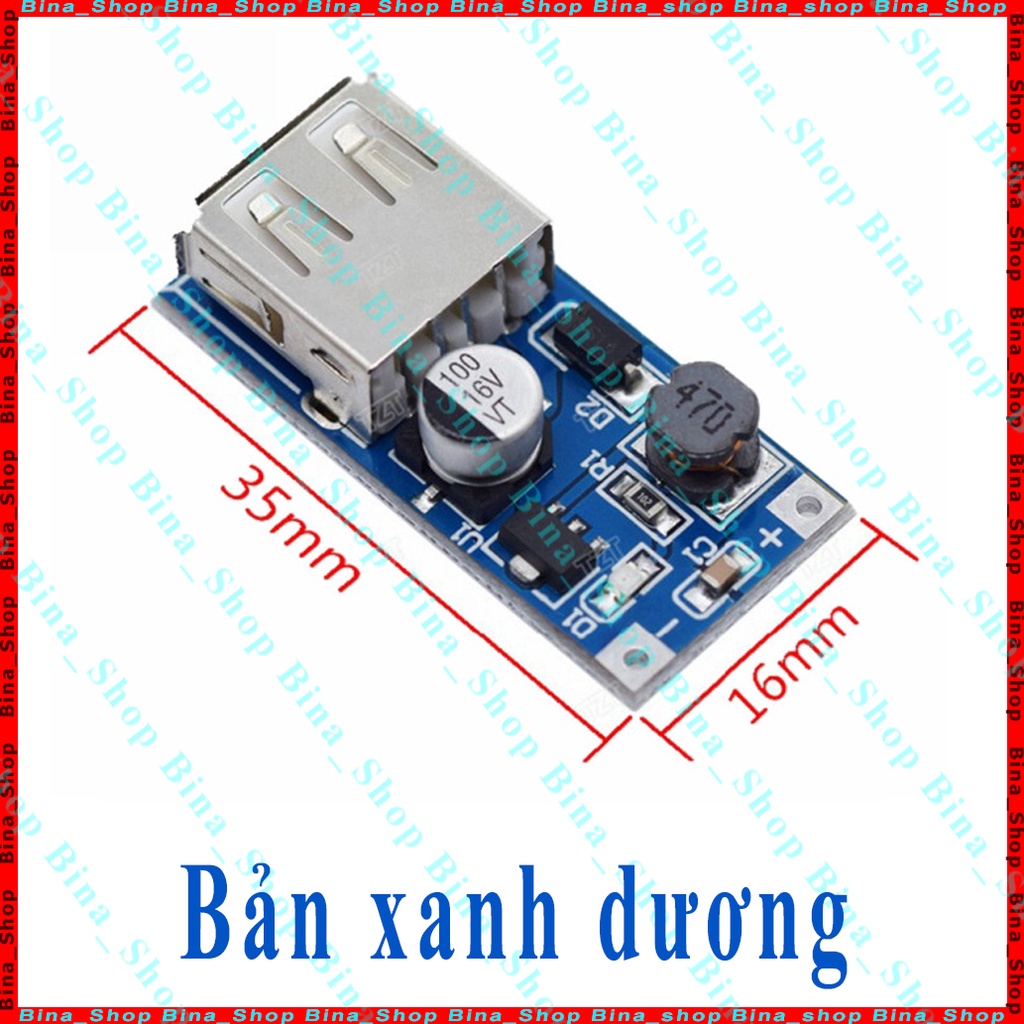 Mạch tăng áp USB 5V chế sạc dự phòng tiện dụng