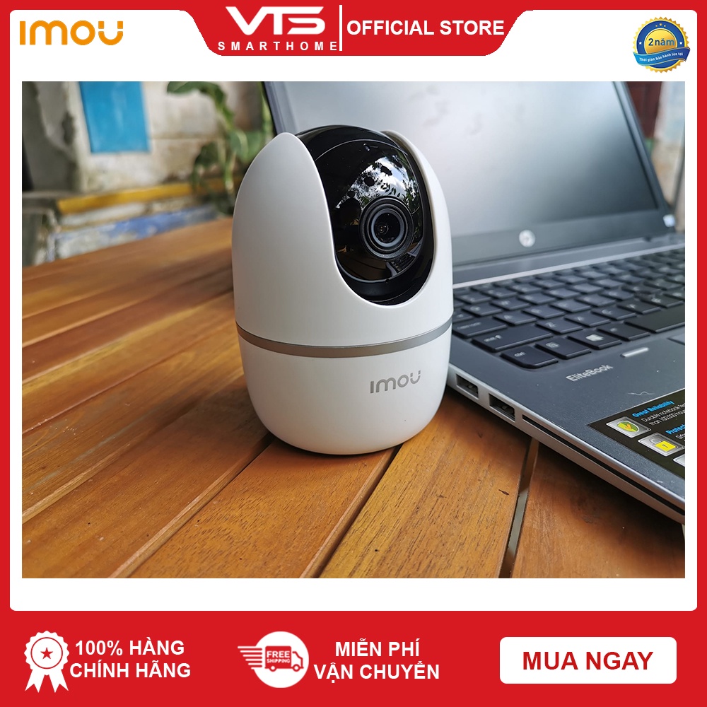 Camera IP Wifi IMOU A22EP 2.0MP, Full HD 1080P, 360 độ, Phát hiện chuyển động, Tích hợp còi báo động