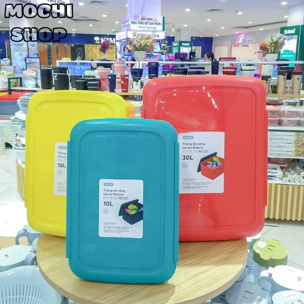 Thùng Đa Năng Trẻ Em NOTORO Inochi 10L, Hộp Nhựa Đựng Đồ Chơi Cho Bé