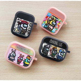 Vỏ silicon dẻo cho Airpods 1 / 2 / Pro hình Among Us