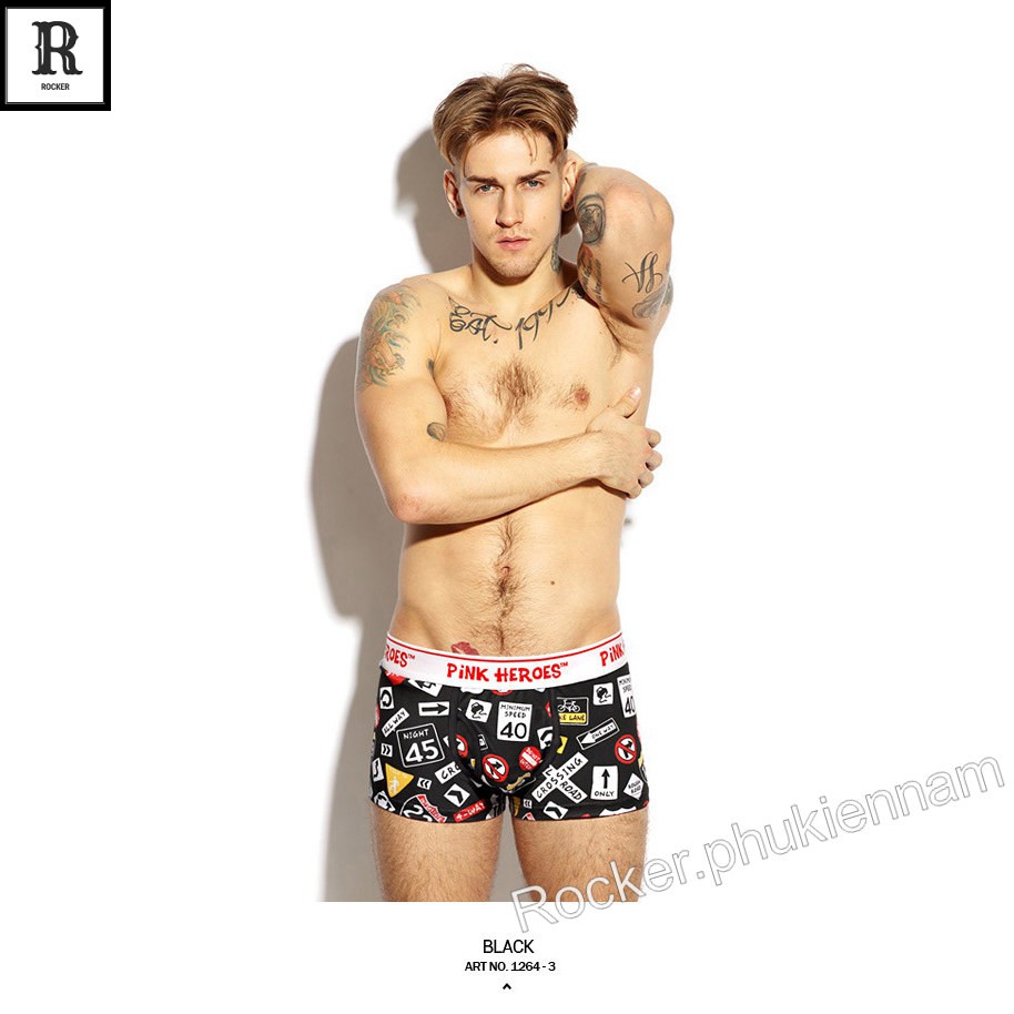 [Combo] SET 4 Quần Lót Nam Cao Cấp - Quần sịp Boxer Họa Tiết S003.2