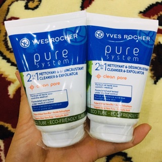 SỮA RỬA MẶT YVES ROCHER PURE SYSTEM CLEAN
