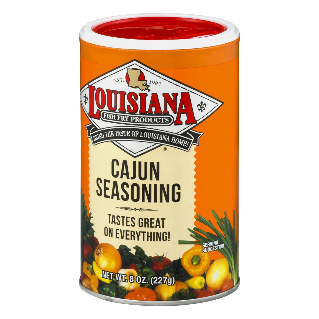 Bột Gia Vị Hải Sản Cajun Louisiana 227gr/ Cajun Seasoning Tastes Great On Everything - Nhập Khẩu Mỹ