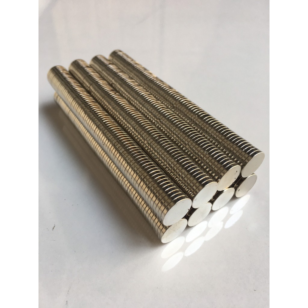 Nam châm trắng đất hiếm 12x1,5 lực từ cực mạnh