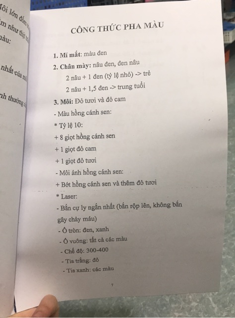 Giáo trình phun săm từ cơ bản đến nâng cao