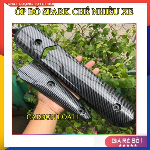 ỐP BÔ SPARK VÂN CÁC BON ( CHẾ LẮP NHIỀU XE )