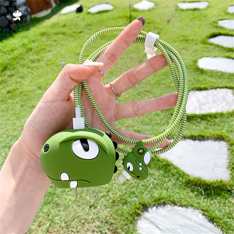 Vỏ Bảo Vệ Đầu Sạc Nhanh 6 Kiểu Dáng Đáng Yêu Cho Apple 18/20w
