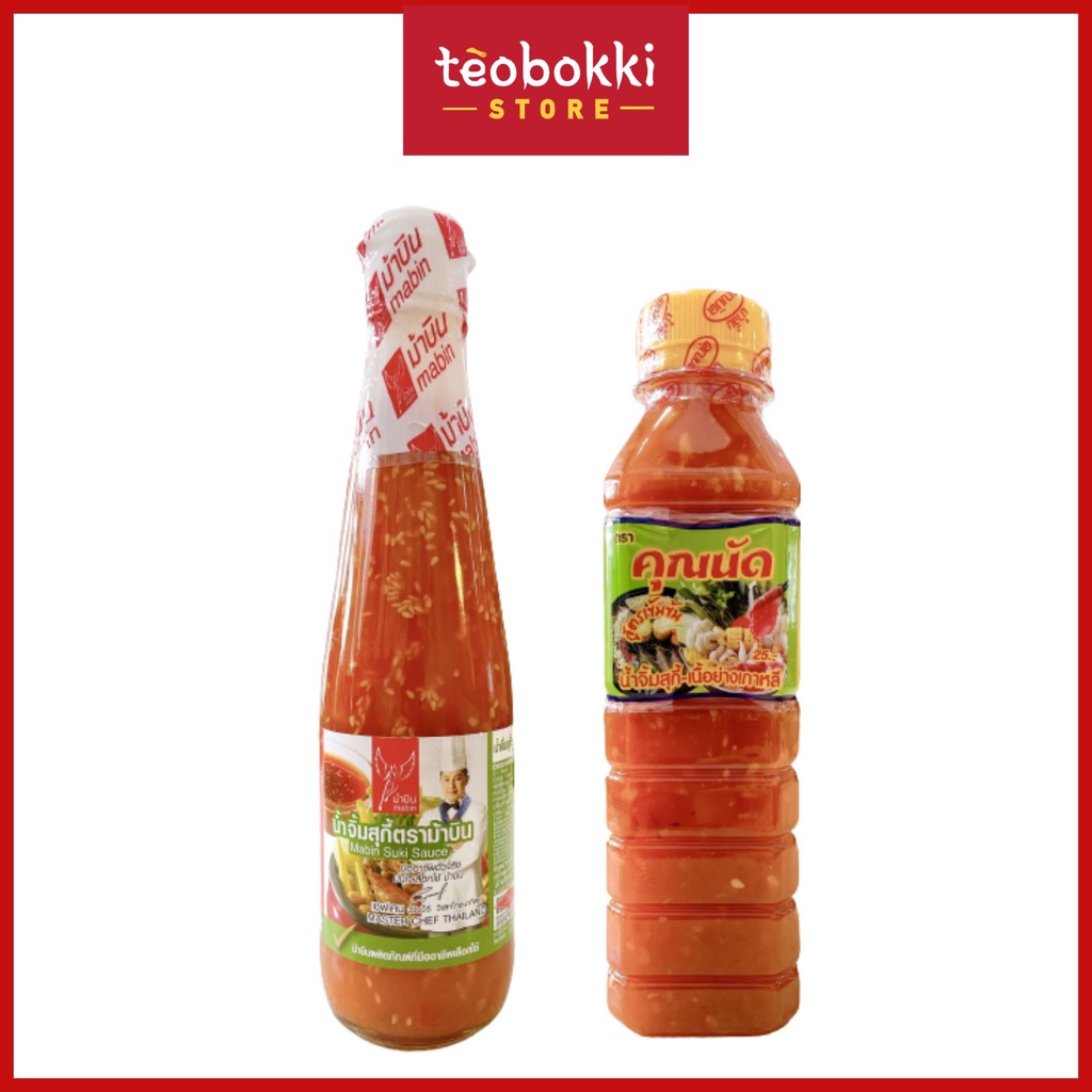 Sốt chấm thịt nướng Thái Lan  chai 250ml, 340ml