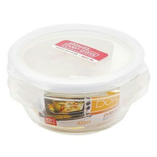 Hộp Thủy Tinh Lock&Lock Clear Tròn LLG822 400ml