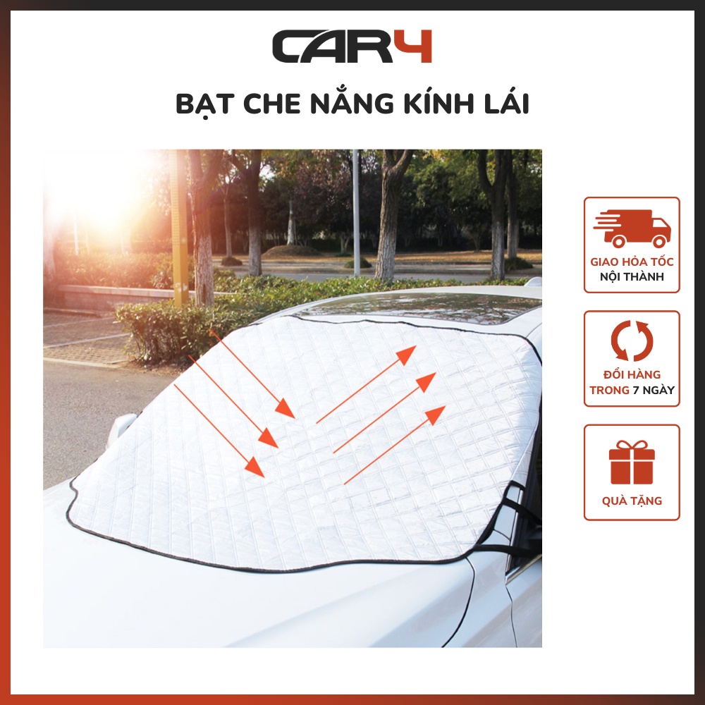 Bạt che nắng kính lái 4 lớp Car4 - (KM Khai Trương)