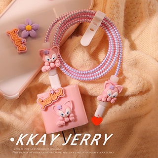 Vỏ bảo vệ đầu và dây cáp sạc thích hợp cho compatible for iPhone 5w 18w 20w compatible for iPad mini air 4 i13/12/11promax/xr 6/7/8/xr