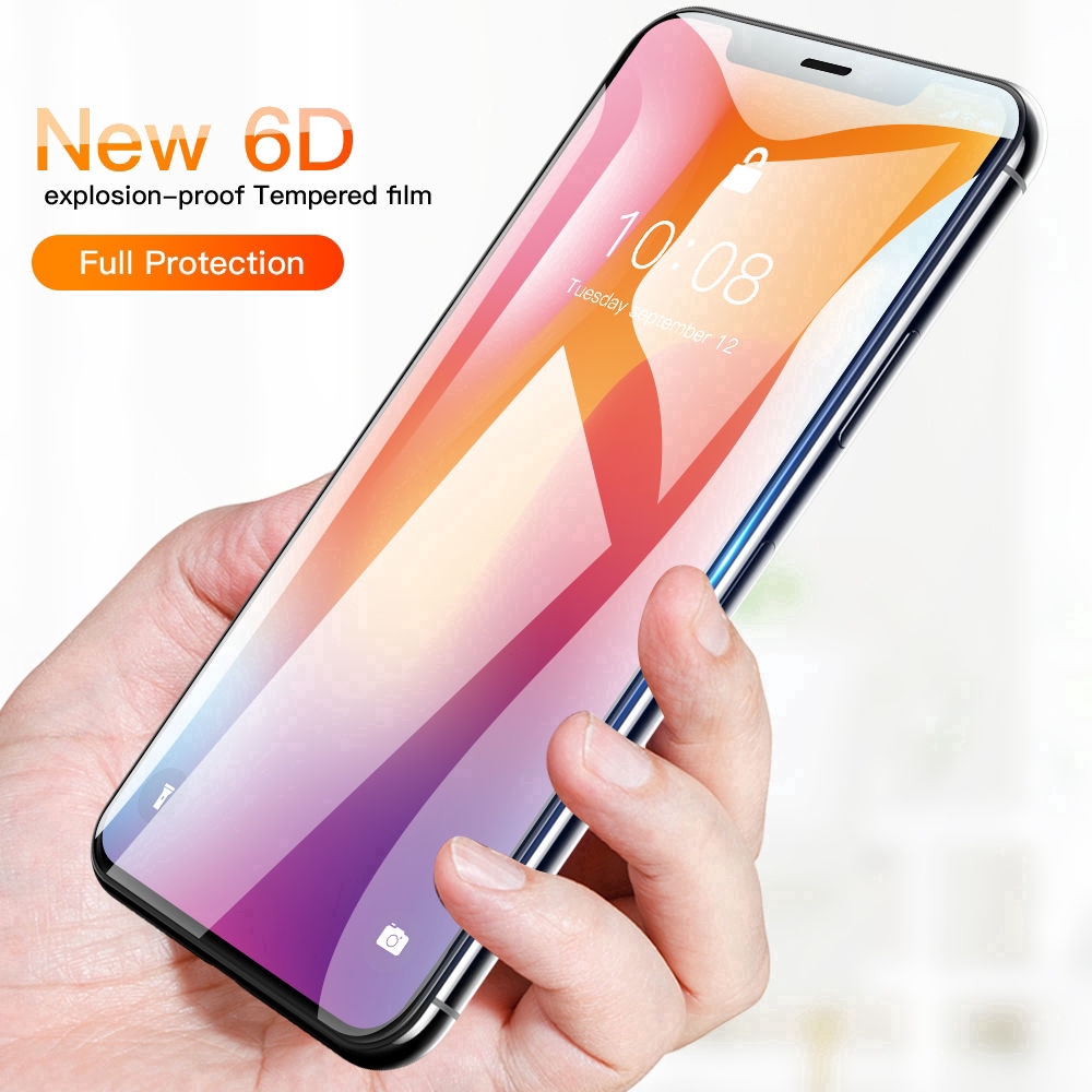 Kính Cường Lực 6d Bảo Vệ Toàn Màn Hình Dành Cho Iphone Xs Max Xr X 6 6s 7 8 Plus