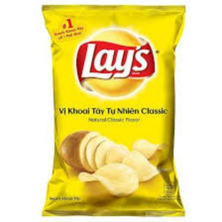 Snack Lay's vị khoai tây tự nhiên gói to 56g