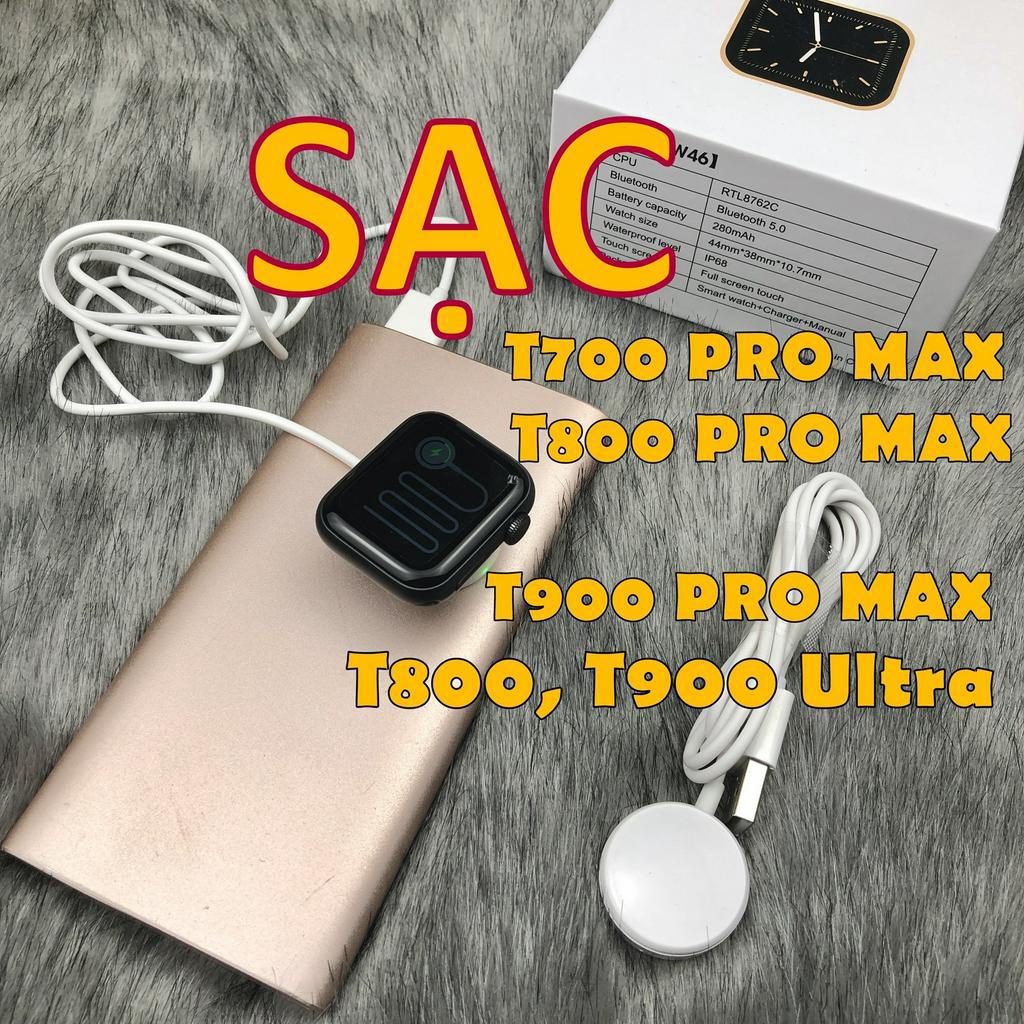Dây sạc đồng hồ T700 pro max / T800 pro max / T900 pro max / T800 Ultra ... Hàng mới bóc máy