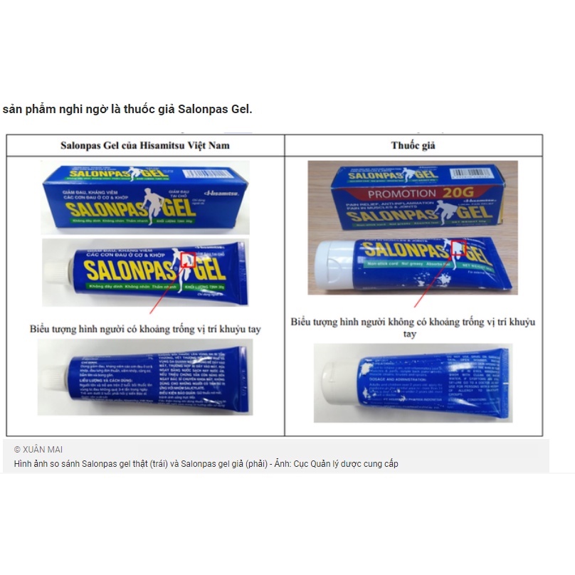 Salonpas Gel, giảm đau khớp, đau cơ, đau vai, bầm tím, tuýp 30g