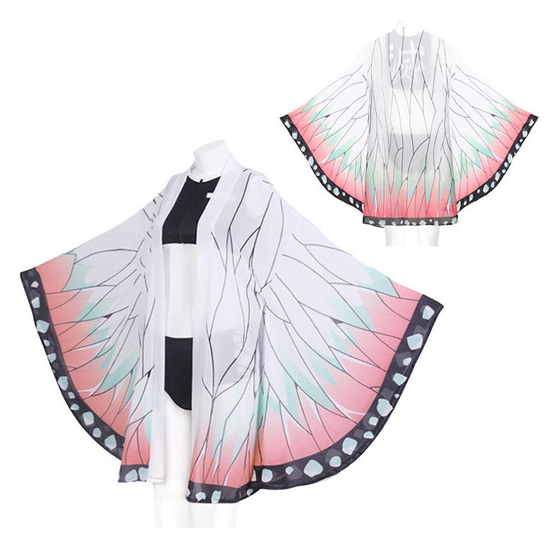Bộ Đồ Bơi Phong Cách Kimono In Họa Tiết Hoạt Hình Demon Slayer Kochou Shinobu