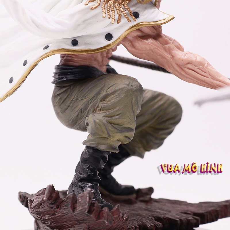 [RẺ VỔ ĐICH] Mô hình One Piece - Figure tứ hoàng Râu trắng trạng thái chiên đấu cao 20cm full BOX