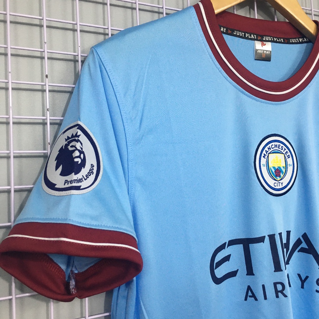 Bộ quần áo đá banh Man City MC sân nhà 2023 JP