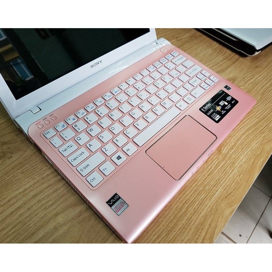 Laptop Mini Đẳng Cấp Sony Vaio Hồng 11inch SVE 11 Ram 4Gb Màn 11inch Đủ HDMI Tặng Phụ Kiện