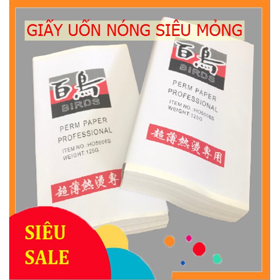 Giấy Uốn Nóng Siêu Mỏng [NEW] - Giấy Uốn Setting Siêu Mỏng - dai khó rách 0130