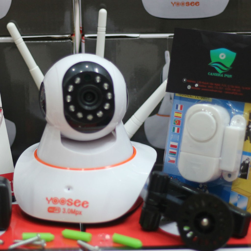 Camera Yoosee 3 Râu 3.0 megapixel combo thẻ nhớ 64GB + 32GB | BigBuy360 - bigbuy360.vn