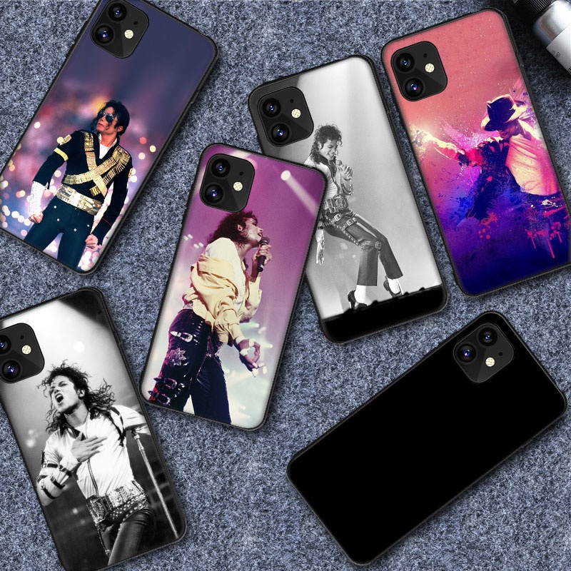 Ốp Điện Thoại Hình Michael jackson Cho iPhone 11 XR XS 5 5S 6 6S 7 / 8 / SE 2020 Plus A1