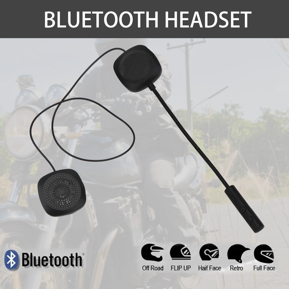 Tai nghe bluetooth 5.0 MP3 gắn mũ bảo hiểm kèm phụ kiện