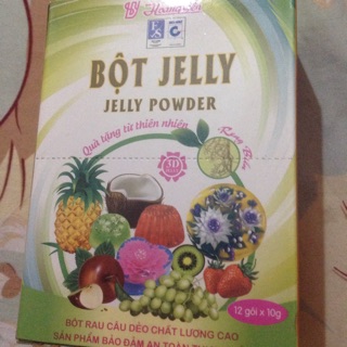 Rau câu dẻo jelly Hoàng Yến - Thảo Vy ( hộp 12 gói)