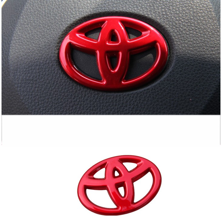 1 Biểu Tượng Trang Trí Vô Lăng Xe Hơi Toyota Vios Camry Rav4 Prado Yaris Hilux Innova Fortuner Wigo Hiace Rush Avanzard Altis