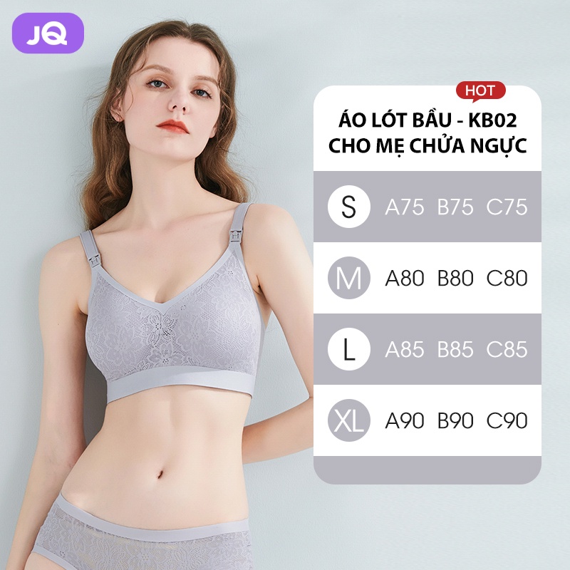 Áo lót bầu cho con bú JOYNCLEON ren mềm, nâng ngực và chống xệ tốt - Mã KB02