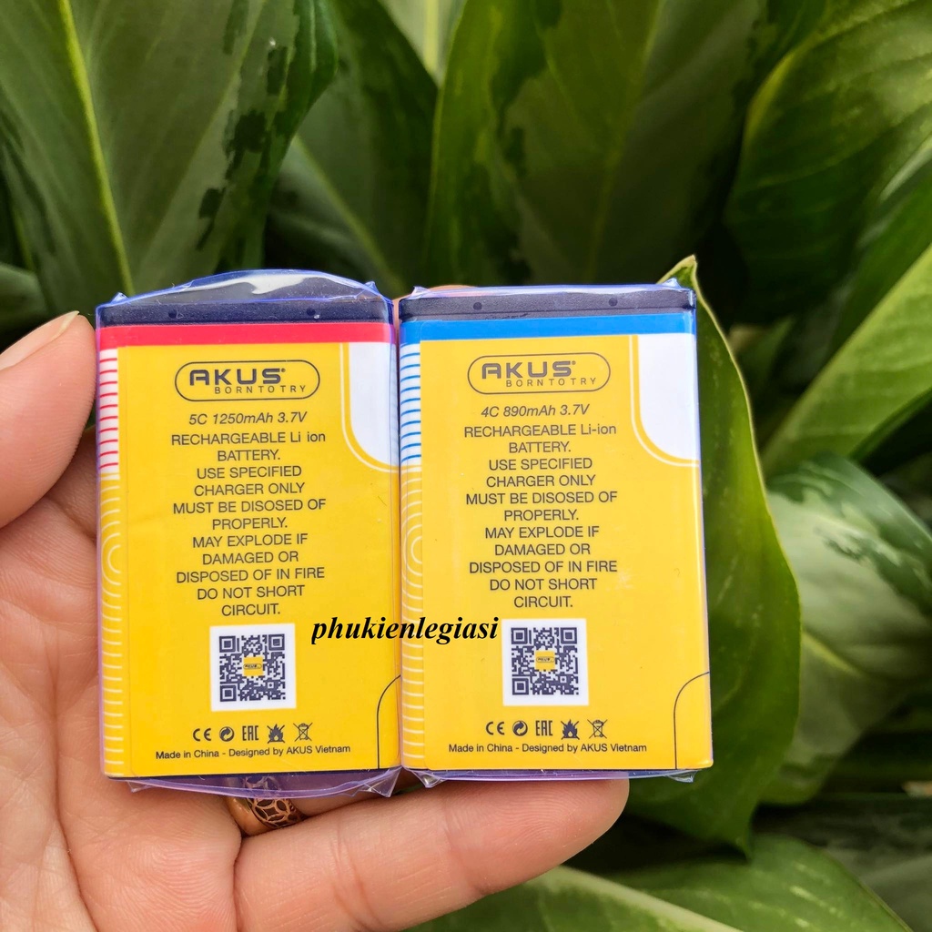 Pin 4C 5C Nokia Hiệu Akus Ver 3.0