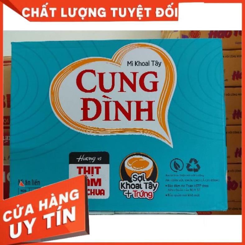 Mì Cung Đình (ĐỦ VỊ) - 1Thùng 30 gói x 80g