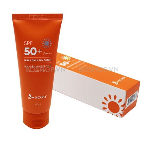 Chống Nắng Ecosy Ultra Daily Sun Cream SPF 50 100ml