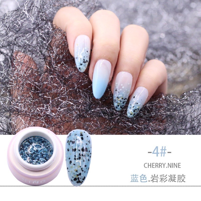 Sơn gel đá set 6 màu sơn đắp móng