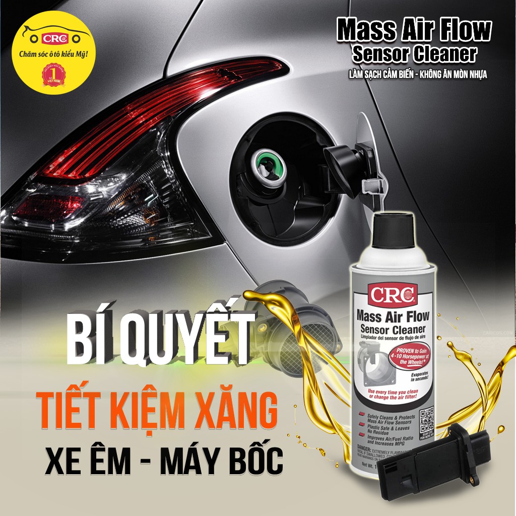 Làm sạch cảm biến gió với MAF Sensor Cleaner, giúp ô tô tiết kiệm nhiên liệu