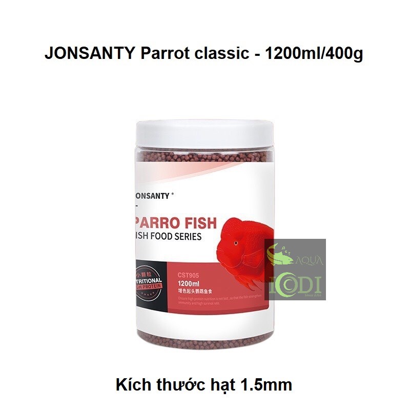 Thức ăn cho cá hồng két JONSANTY Parrot Classic