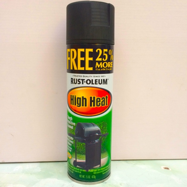 Sơn Chịu Nhiệt Dùng Sơn Pô Xe Máy RUST-OLEUM High Heat Spray Sản Phẩm Cao Cấp Made in USA