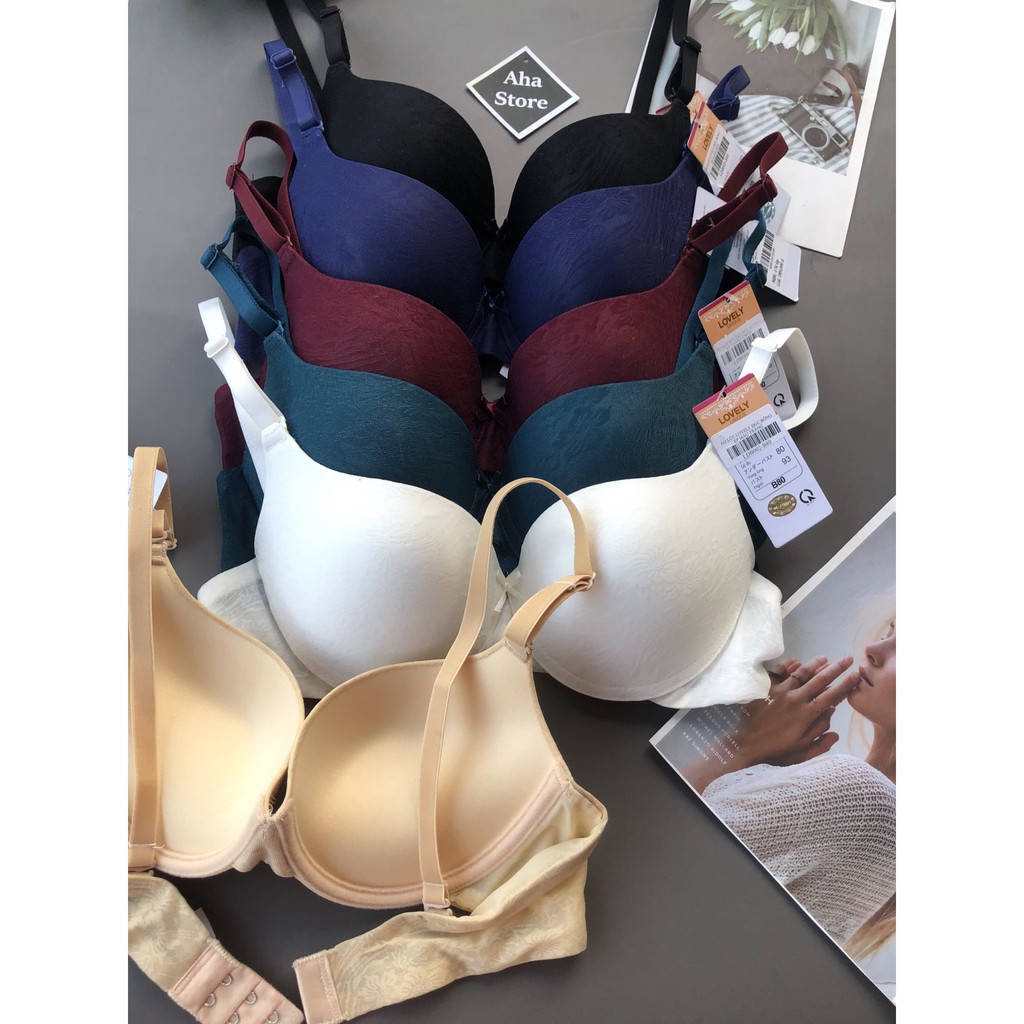 Áo Ngực Su Trơn Chần Bông Ép Mút Vừa YiOn Underwear Lovely 176t