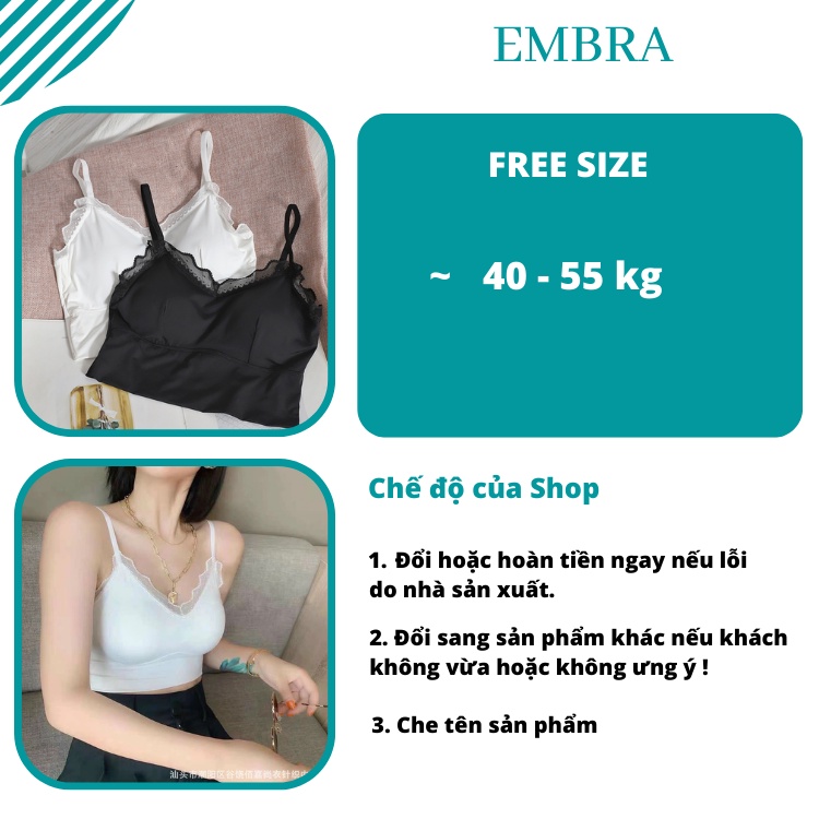 Áo bra Su EMBRA 2 dây mảnh EBALB21