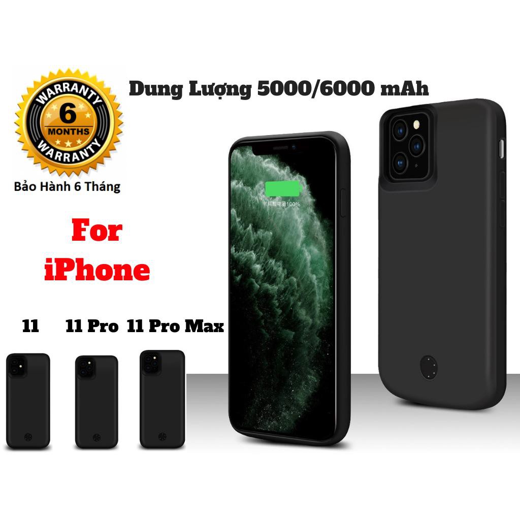 Ốp Kiêm Pin Sạc Dự Phòng IPhone 11 Pro Max (Màu đen)