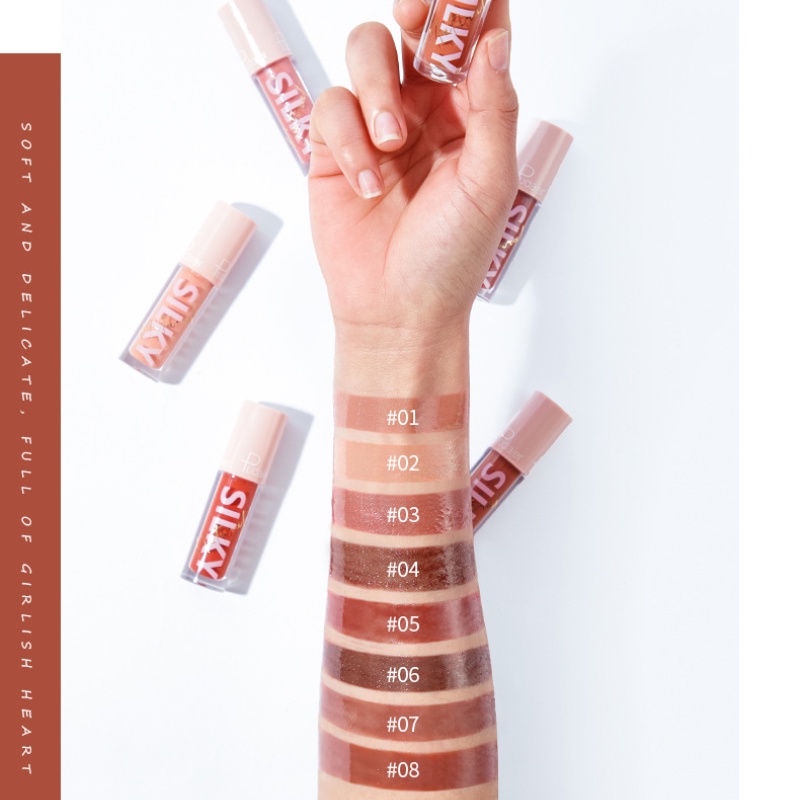 Son Bóng 16 Màu Dưỡng Ẩm Lâu Trôi Pudaier