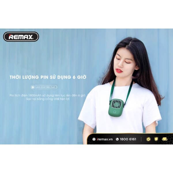 [FreeShip][Ship 2H]Quạt đeo cổ mini Remax F36 - Hàng chính hãng | BigBuy360 - bigbuy360.vn