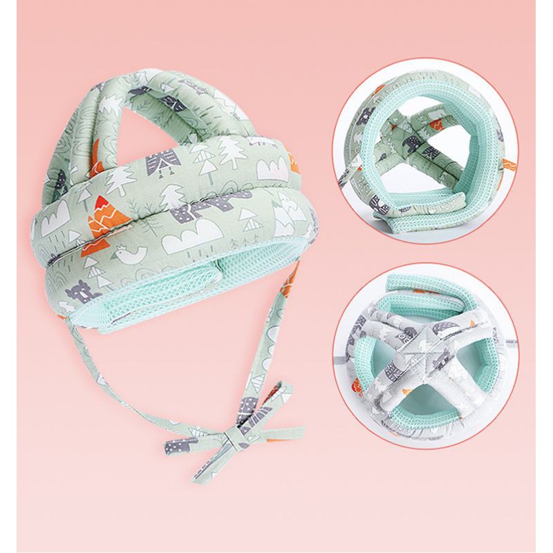 Mũ bảo hiểm cho bé tập đi và tập ngồi cho bé từ 5-36 tháng tuổi