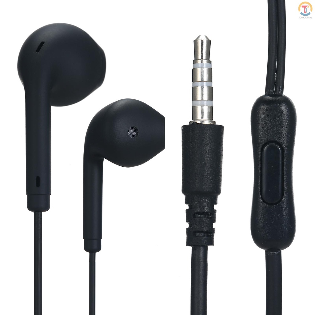 U19 3.5mm Wired Headphones In-Ear Headset Macaron Color Music Earphone Smart Phone Earbuds In-line Control with Microphone